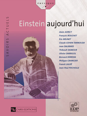cover image of Einstein aujourd'hui